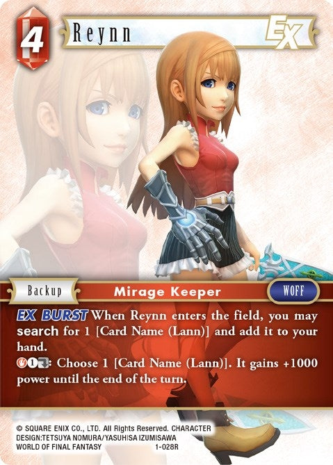 Image for Reynn EX (1-028R) (Opus I) (OP1) - Final Fantasy TCG