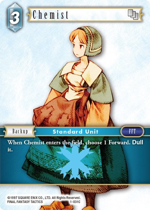 Image for Chemist (Female Unit) (1-031C) (Opus I) (OP1) - Final Fantasy TCG