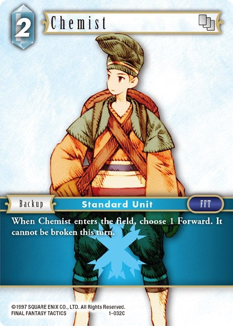 Image for Chemist (Male Unit) (1-032C) (Opus I) (OP1) - Final Fantasy TCG