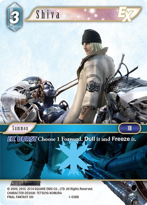 Image for Shiva EX (Rare) (1-038R) (Opus I) (OP1) - Final Fantasy TCG