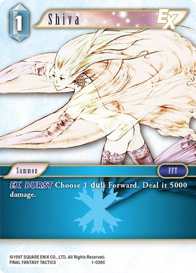Image for Shiva EX (Common) (1-039C) (Opus I) (OP1) - Final Fantasy TCG