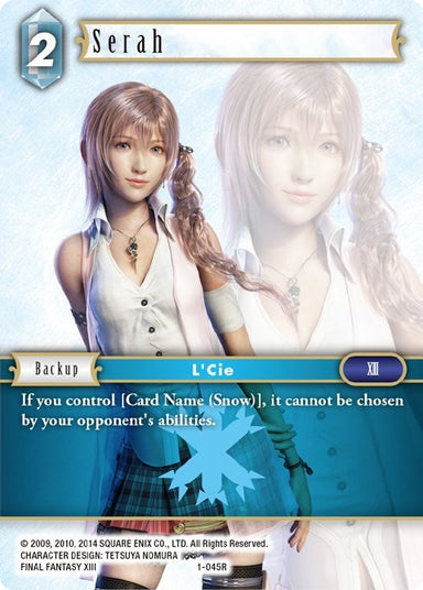 Image for Serah (1-045R) (Opus I) (OP1) - Final Fantasy TCG