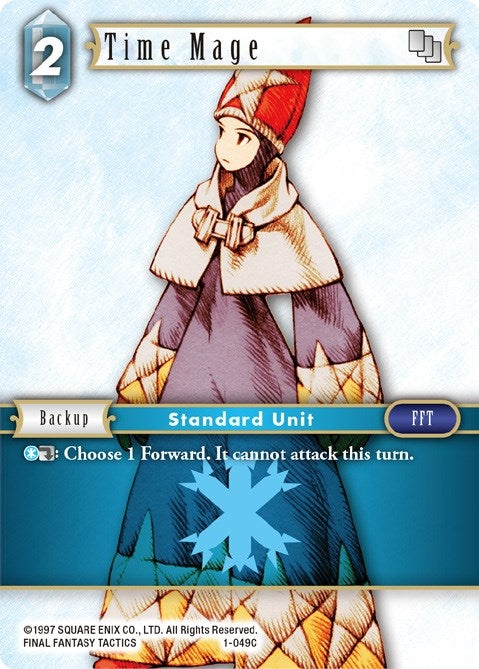 Image for Time Mage (1-049C) (Opus I) (OP1) - Final Fantasy TCG
