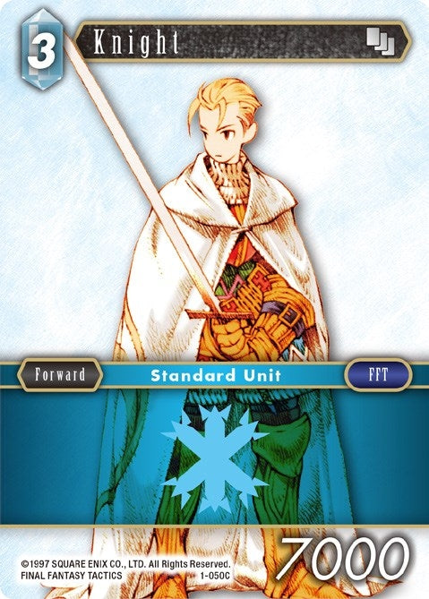 Image for Knight (Male Unit) (1-050C) (Opus I) (OP1) - Final Fantasy TCG