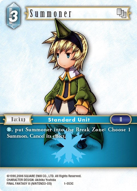 Image for Summoner (Ingus) (1-053C) (Opus I) (OP1) - Final Fantasy TCG
