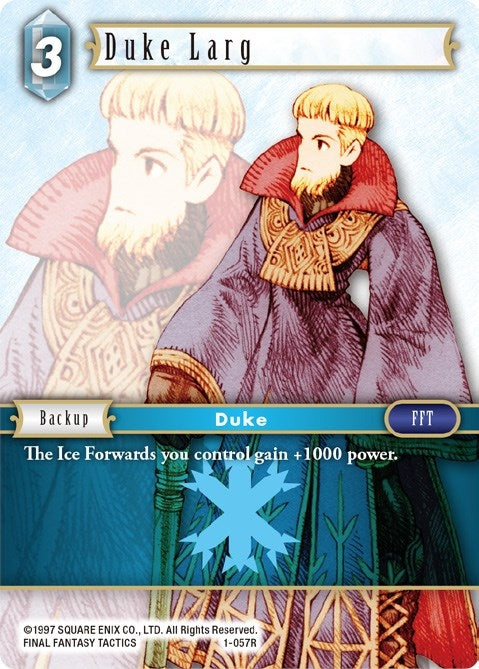 Image for Duke Larg (1-057R) (Opus I) (OP1) - Final Fantasy TCG