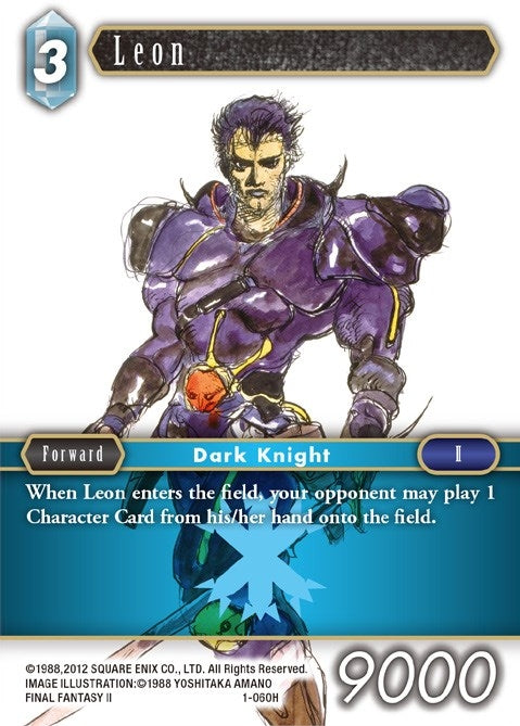 Image for Leon (Dark Knight) (1-060H) (Opus I) (OP1) - Final Fantasy TCG