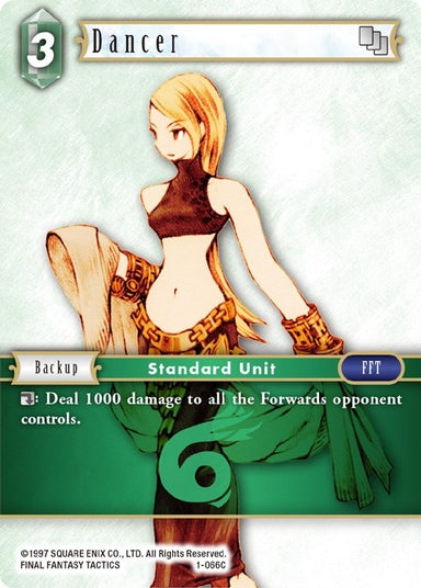 Image for Dancer (Female Unit) (1-066C) (Opus I) (OP1) - Final Fantasy TCG