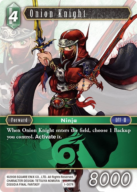 Image for Onion Knight (Ninja) (1-067R) (Opus I) (OP1) - Final Fantasy TCG