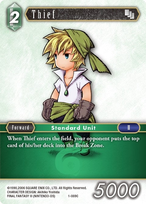 Image for Thief (Ingus) (1-069C) (Opus I) (OP1) - Final Fantasy TCG