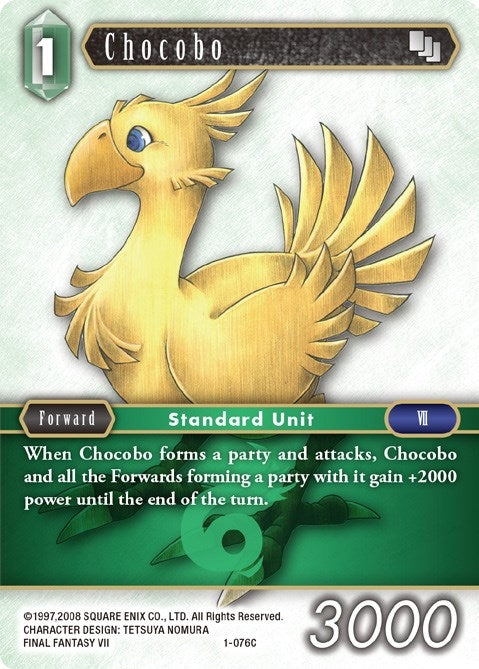 Image for Chocobo - 1-076C (1-076C) (Opus I) (OP1) - Final Fantasy TCG