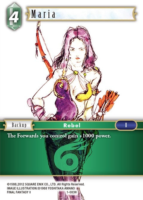 Image for Maria (1-083H) (Opus I) (OP1) - Final Fantasy TCG