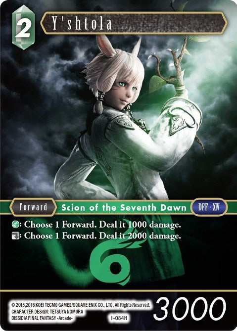 Image for Y'shtola (1-084H) (Opus I) (OP1) - Final Fantasy TCG