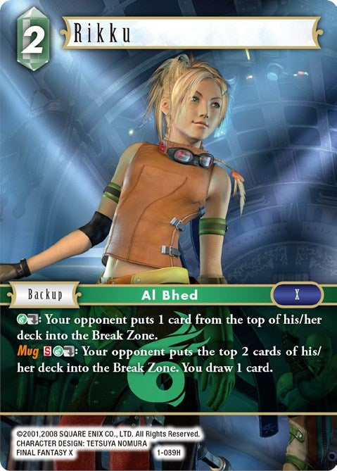 Image for Rikku (Hero) (1-089H) (Opus I) (OP1) - Final Fantasy TCG