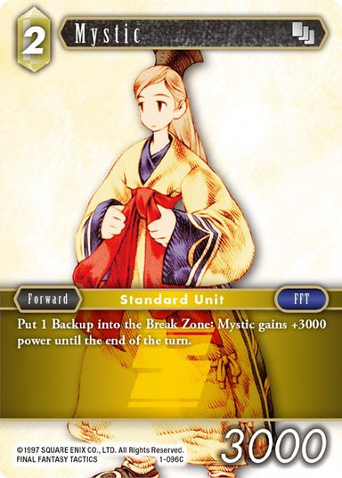 Image for Mystic (Female Unit) (1-096C) (Opus I) (OP1) - Final Fantasy TCG