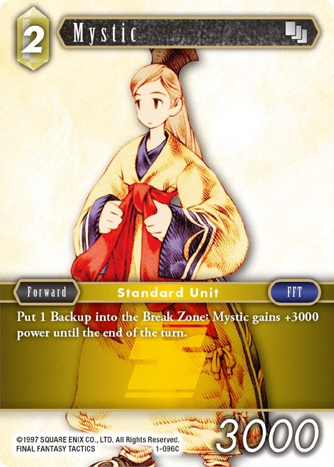Image for Mystic (Female Unit) (1-096C) (Opus I) (OP1) - Final Fantasy TCG