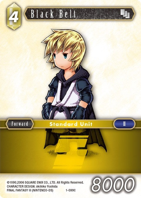 Image for Black Belt (Ingus) - 1-099C (1-099C) (Opus I) (OP1) - Final Fantasy TCG