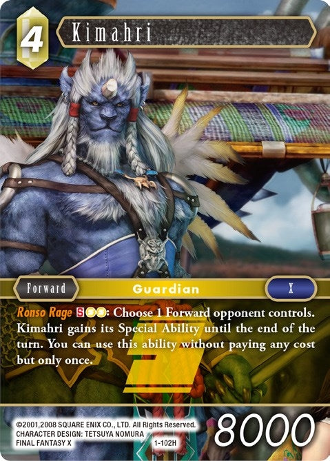 Image for Kimahri (Hero) (1-102H) (Opus I) (OP1) - Final Fantasy TCG