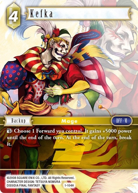 Image for Kefka (1-104H) (Opus I) (OP1) - Final Fantasy TCG