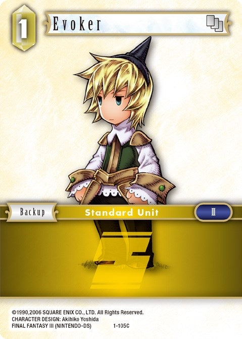 Image for Evoker (Ingus) (1-105C) (Opus I) (OP1) - Final Fantasy TCG