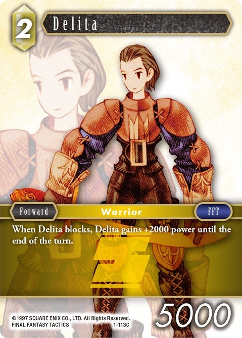 Image for Delita (Common) (1-113C) (Opus I) (OP1) - Final Fantasy TCG