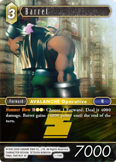 Image for Barret (1-114R) (Opus I) (OP1) - Final Fantasy TCG