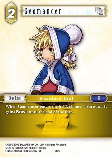 Image for Geomancer (Ingus) (1-115C) (Opus I) (OP1) - Final Fantasy TCG