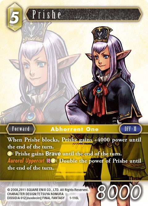 Image for Prishe (1-116L) (Opus I) (OP1) - Final Fantasy TCG
