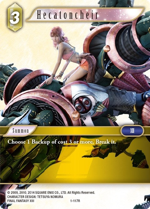 Image for Hecatoncheir (1-117R) (Opus I) (OP1) - Final Fantasy TCG