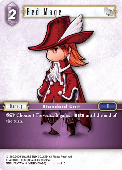 Image for Red Mage (Refia) (1-121C) (Opus I) (OP1) - Final Fantasy TCG