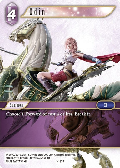 Image for Odin (1-123R) (Opus I) (OP1) - Final Fantasy TCG