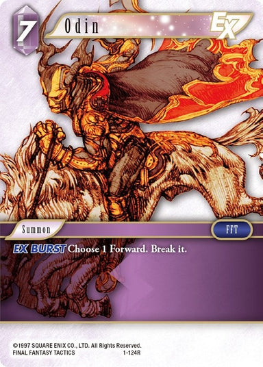 Image for Odin EX (1-124R) (Opus I) (OP1) - Final Fantasy TCG