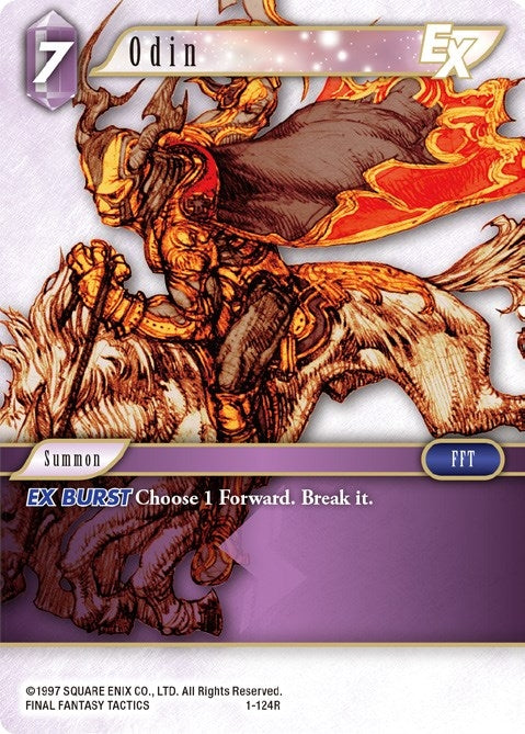 Image for Odin EX (1-124R) (Opus I) (OP1) - Final Fantasy TCG