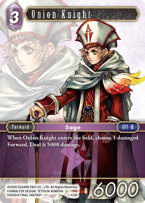 Image for Onion Knight (Sage) (1-125R) (Opus I) (OP1) - Final Fantasy TCG