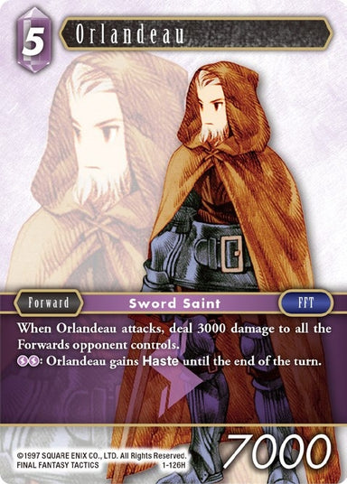 Image for Orlandeau (1-126H) (Opus I) (OP1) - Final Fantasy TCG
