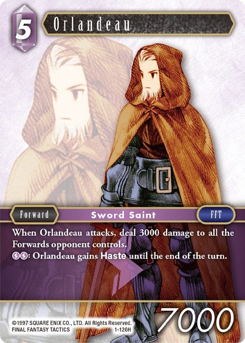 Image for Orlandeau (1-126H) (Opus I) (OP1) - Final Fantasy TCG