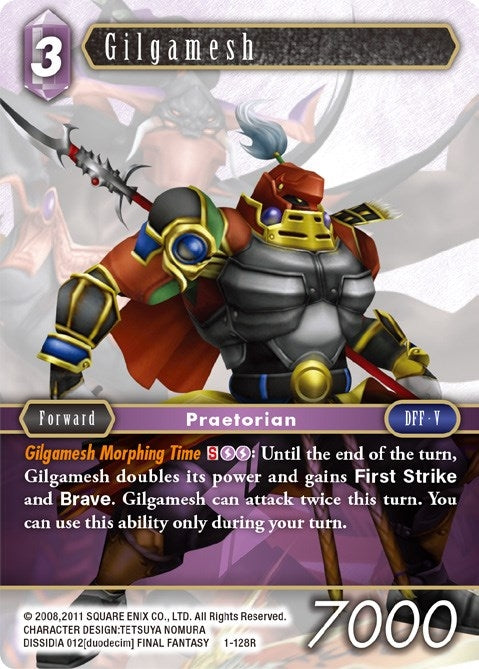 Image for Gilgamesh (Rare) (1-128R) (Opus I) (OP1) - Final Fantasy TCG