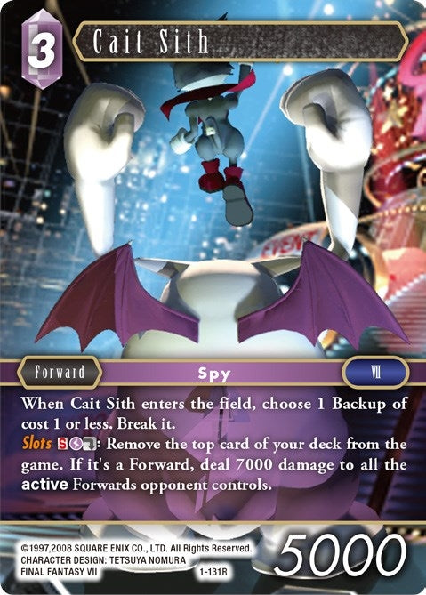 Image for Cait Sith (1-131R) (Opus I) (OP1) - Final Fantasy TCG