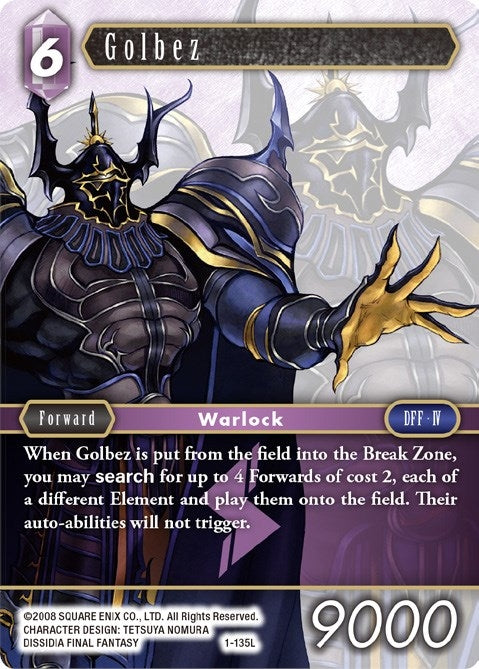 Image for Golbez (1-135L) (Opus I) (OP1) - Final Fantasy TCG