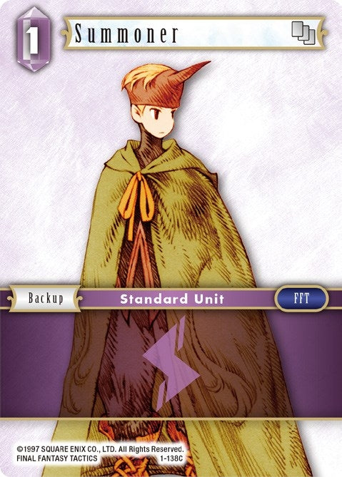 Image for Summoner (Male Unit) (1-138C) (Opus I) (OP1) - Final Fantasy TCG