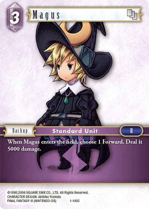Image for Magus (Ingus) (1-140C) (Opus I) (OP1) - Final Fantasy TCG