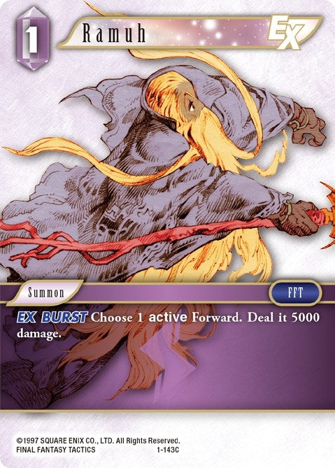 Image for Ramuh EX (1-143C) (Opus I) (OP1) - Final Fantasy TCG