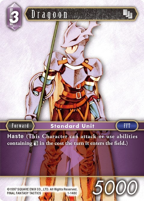 Image for Dragoon (Male Unit) (1-148C) (Opus I) (OP1) - Final Fantasy TCG