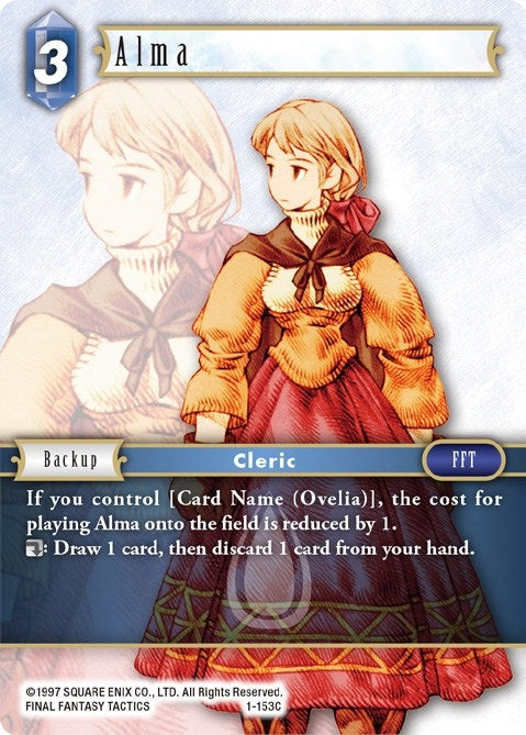 Image for Alma (1-153C) (Opus I) (OP1) - Final Fantasy TCG