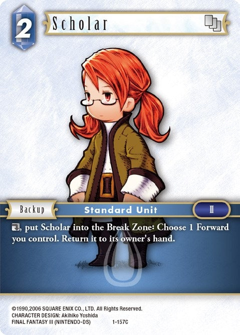 Image for Scholar (Refia) (1-157C) (Opus I) (OP1) - Final Fantasy TCG