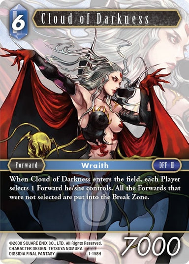 Image for Cloud of Darkness (1-158H) (Opus I) (OP1) - Final Fantasy TCG
