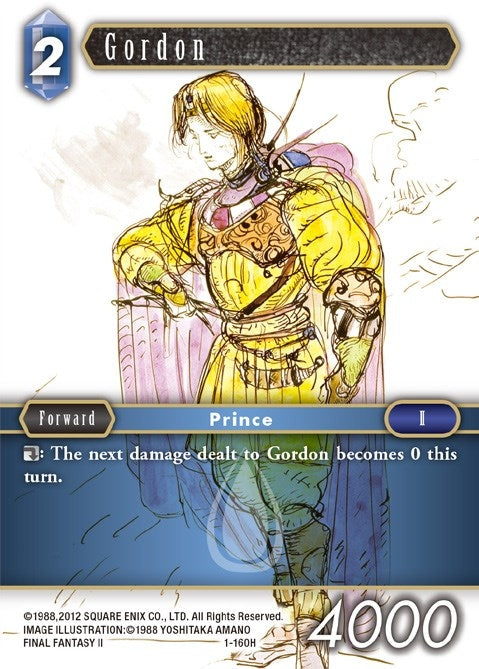 Image for Gordon (1-160H) (Opus I) (OP1) - Final Fantasy TCG