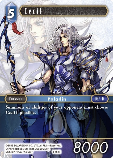 Image for Cecil (Rare) (1-162R) (Opus I) (OP1) - Final Fantasy TCG