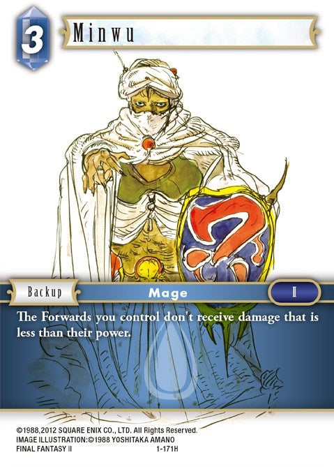 Image for Minwu (1-171H) (Opus I) (OP1) - Final Fantasy TCG