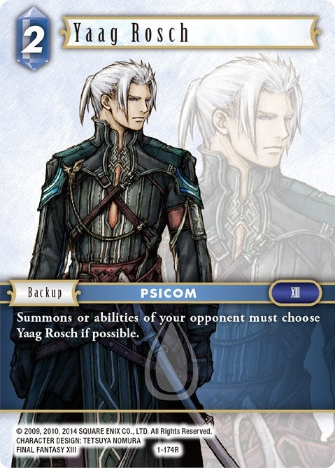 Image for Yaag Rosch (1-174R) (Opus I) (OP1) - Final Fantasy TCG